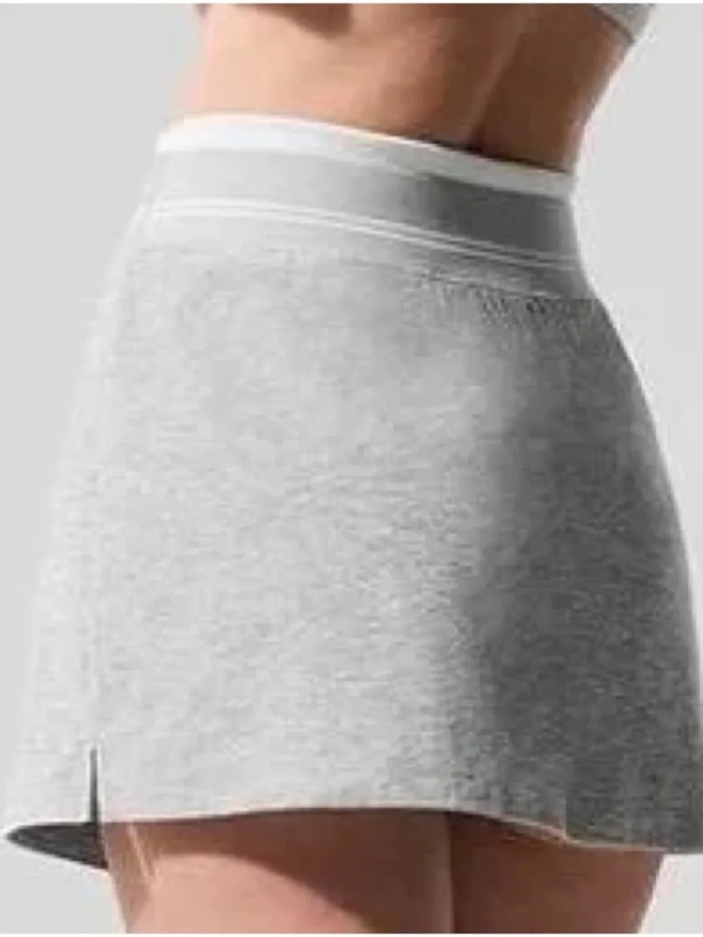 ALO Yoga Light Grey Athletic Heather Grey Skirt Skort Alosoft Better Together